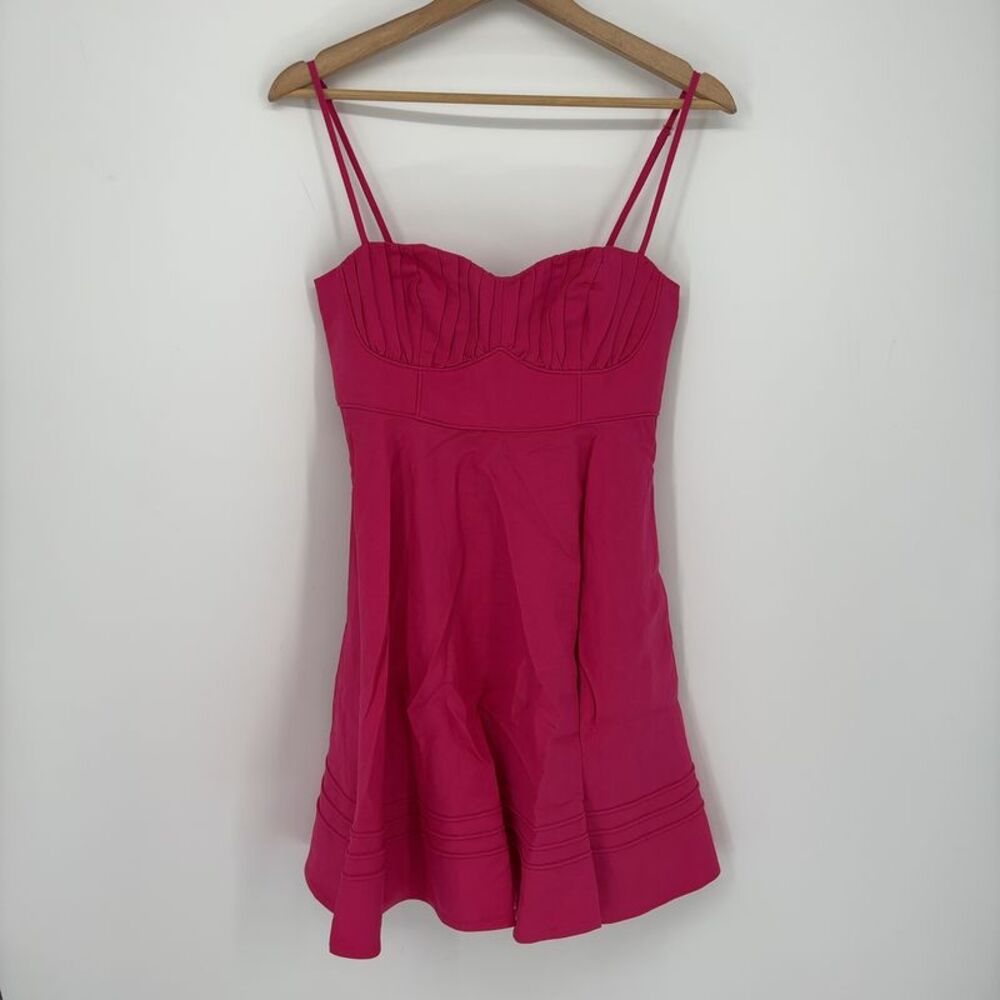 Shona Joy Corded Circle Mini Dress